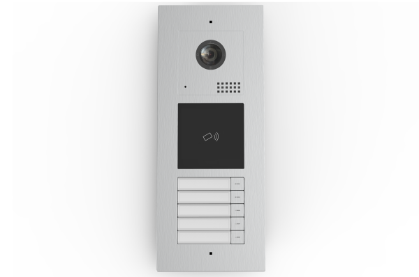 SVS five-button smart video intercom panel with fob reader